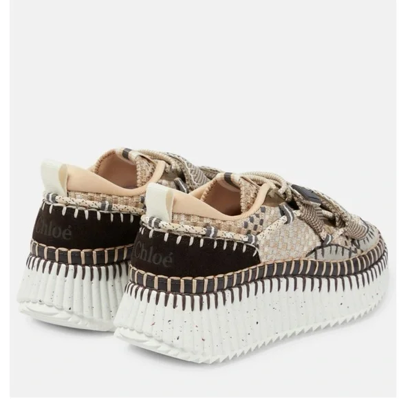 Chloe Nama Slip-On Sneakers Size 40 - Picture 3 of 16